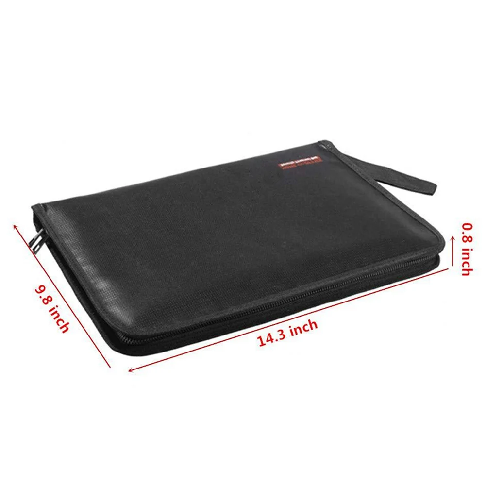 Огнеупорная Водонепроницаемая папка для документов с 12 карманами на молнии DQ-Drop |