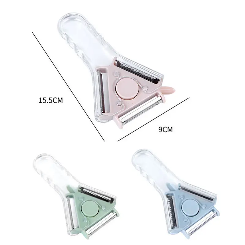 

3 In 1 Function Fruit and Vegetable Peeler Vegetable Shredding Tool Stainless Steel Blade Easy To Clean Replace Kitchen Tools U2