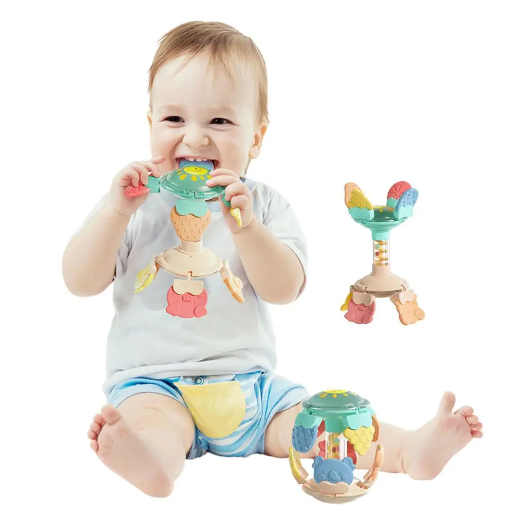 

Soft Rubber Rattles Newborn Rattles Catching Ball Baby Toys Suitable For Infants From 6 To 36 Months Old