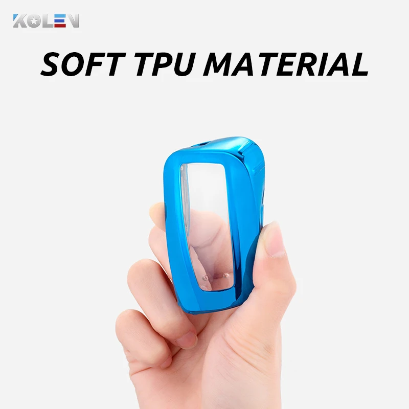 Мягкий ТПУ чехол для автомобильного ключа с дистанционным управлением полным