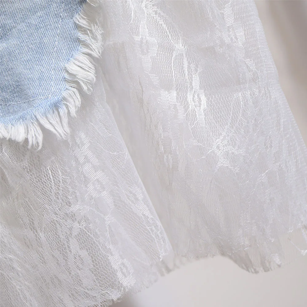 Женская джинсовая юбка Джинсовая юбка-светильник синего цвета корейская мода 2020