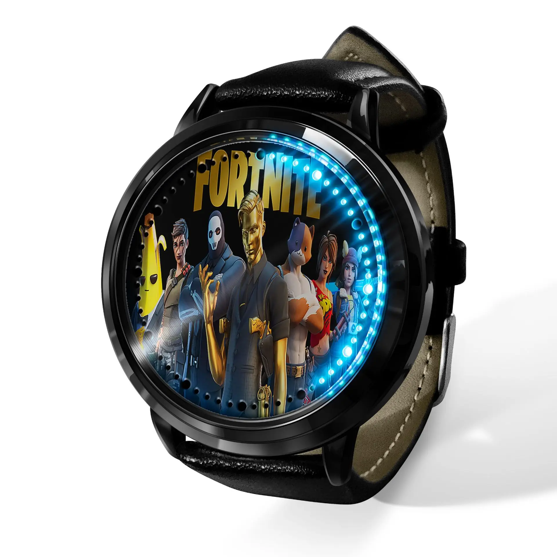 Часы Fortnite мужские светодиодные с сенсорным экраном аниме креативная Модная