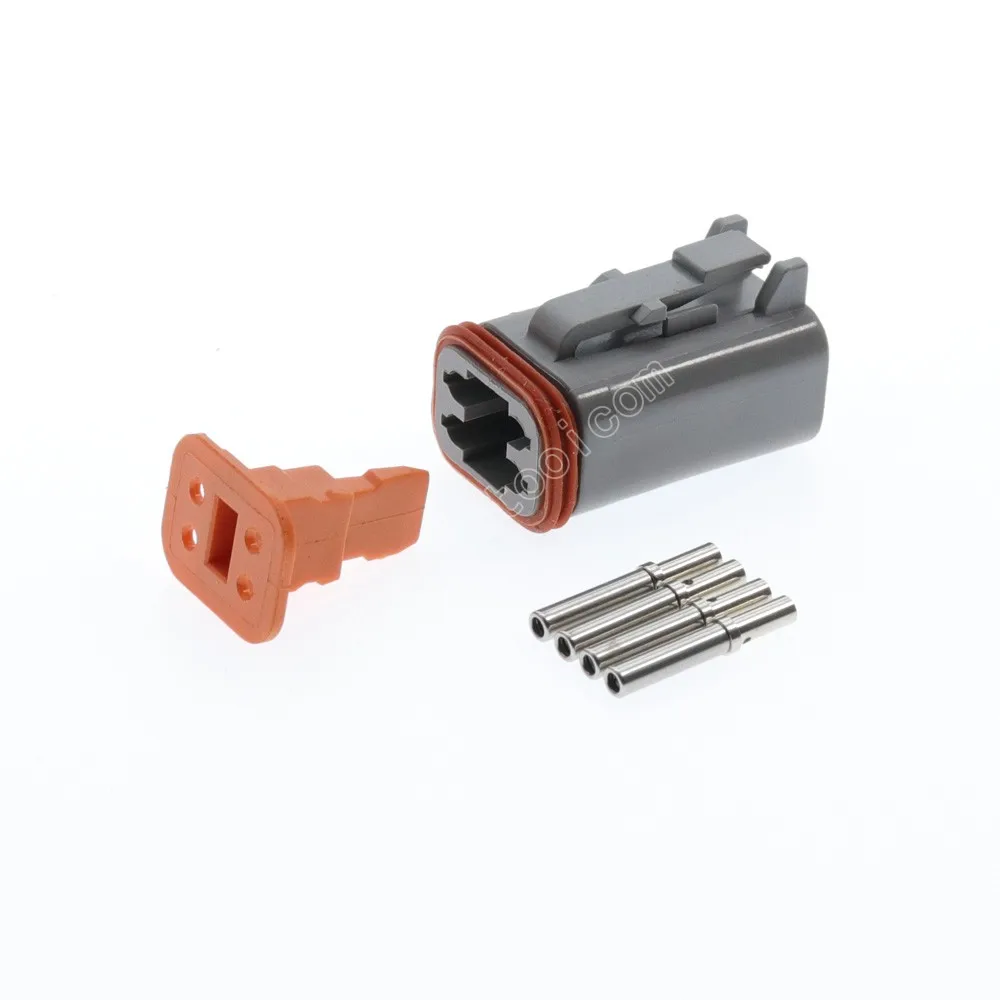 100 комплектов DT06-4S 4Pin водонепроницаемый провод соединитель Твердые щипцы