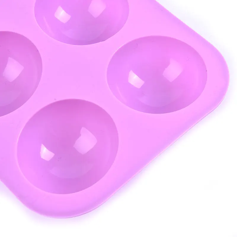 

6 Small Semicircle Silicone Mold For Hot Chocolate Bombs Cake Mould Christmas Chocolate Tools For Kitchen