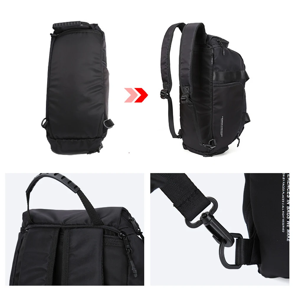 Мужские нейлоновые спортивные сумки для фитнеса Мужская вместительная сумка