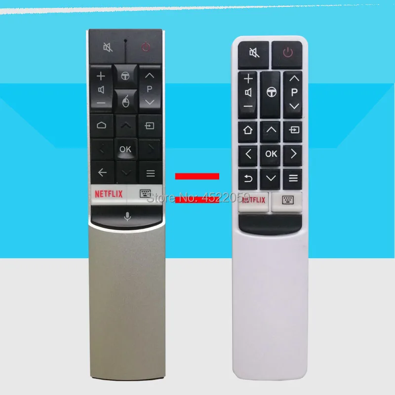 Пульт дистанционного управления RC602S с кнопкой Netflix подходит для серии TCL C70 и P60.