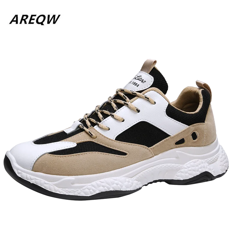 2019 Ретро Для мужчин спортивной обуви прогулочная обувь с сетчатой тканью дышащая
