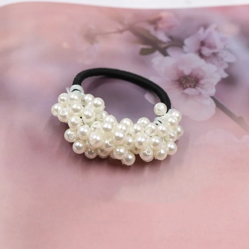 Резинка для волос с бусинами и жемчугом резинка волос| |
