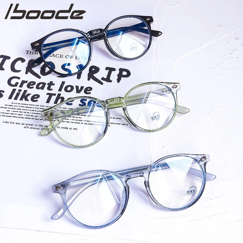 Оправа для очков iboode Мужская/женская с защитой от синего света круглая ретро