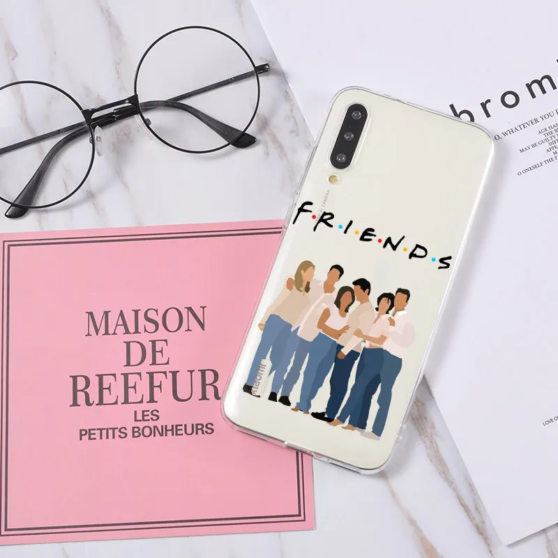 Чехол для телефона America TV Friends Redmi Note 8 Pro Xiaomi 10 Mix 9T K30 прозрачный мягкий чехол из