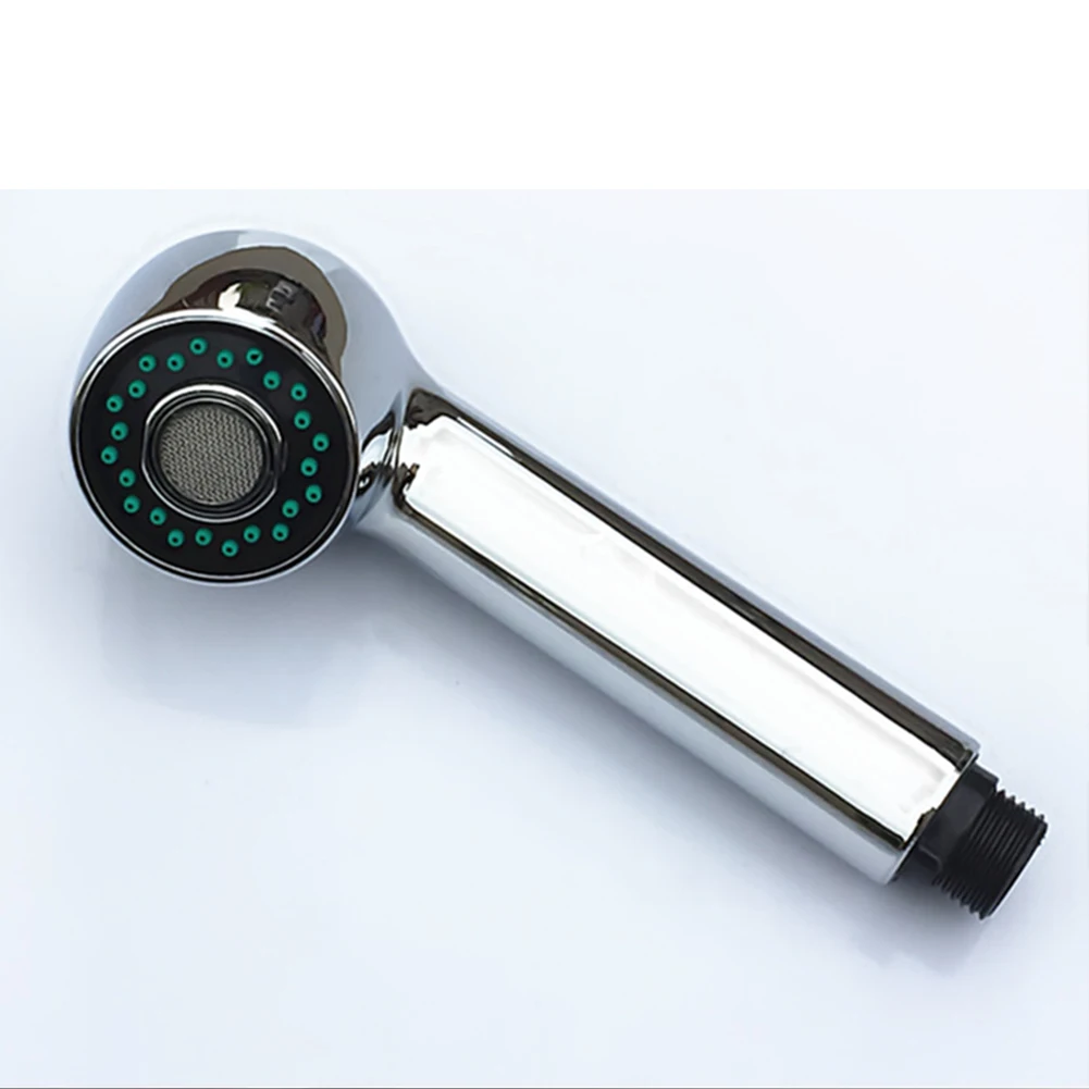 

Replacement Chrome Kitchen Tap Pullout Spray Shower Head Faucet Sink Bathroom Water Saving Chrome Finish Sink Extension Faucet
