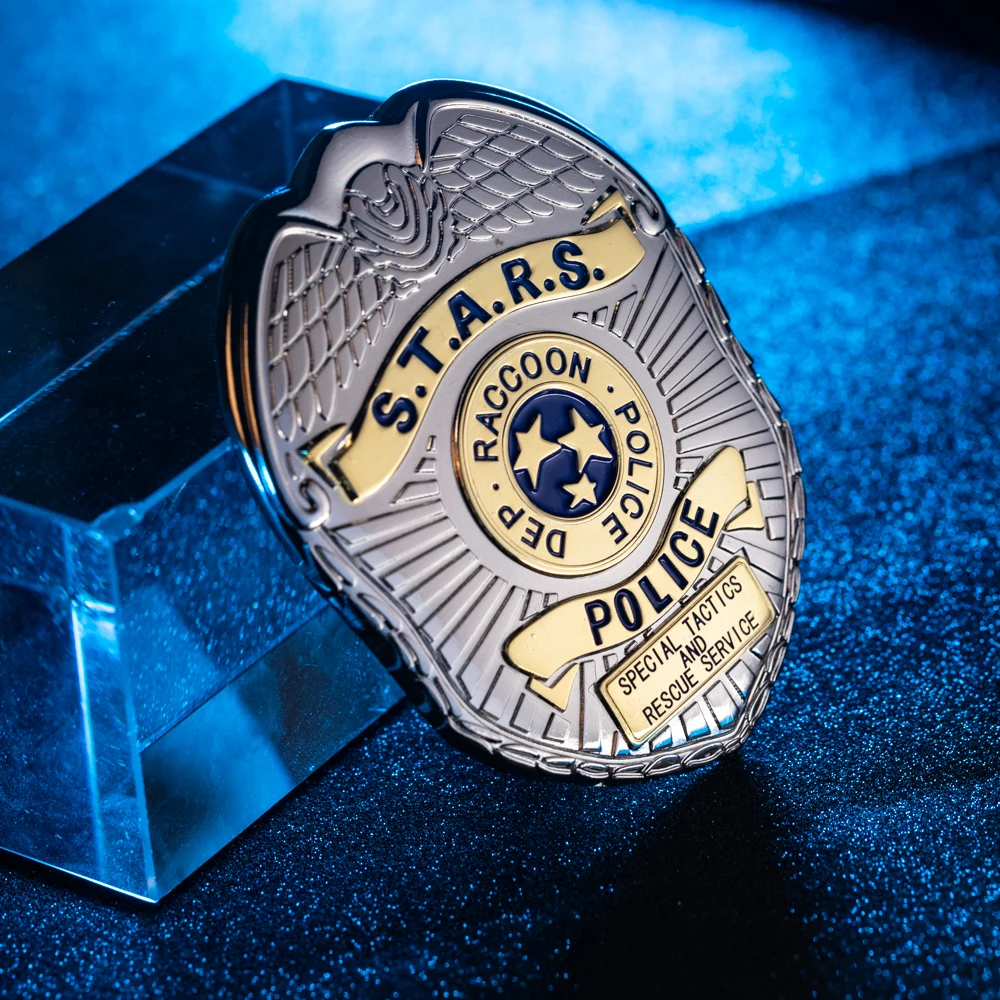 Значки Xcoser Remake Leon косплей S.T.A.R.S. РПД булавка реквизит для костюма броши копия