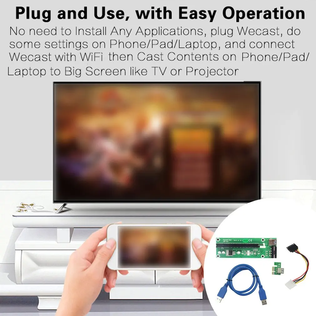 

U30 PCI-E Graphics Card Adapter Card Mining Card 164P-NO3 With 30cm Usb Cable For Xp / Win 7 / 8 / 10