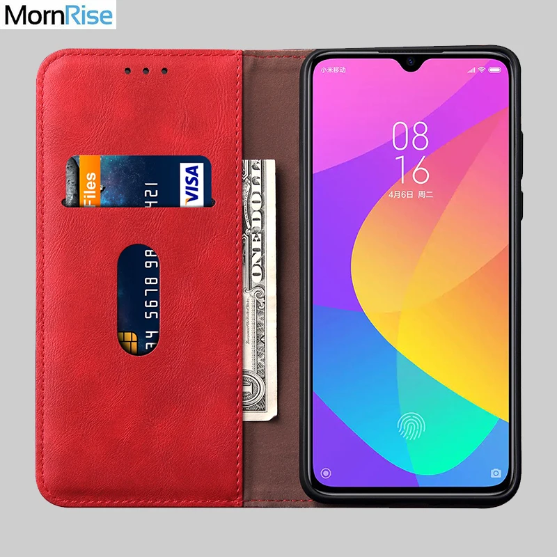 Роскошный тонкий кожаный флип-чехол в стиле ретро для XiaoMi MI A3 чехол-бумажник с