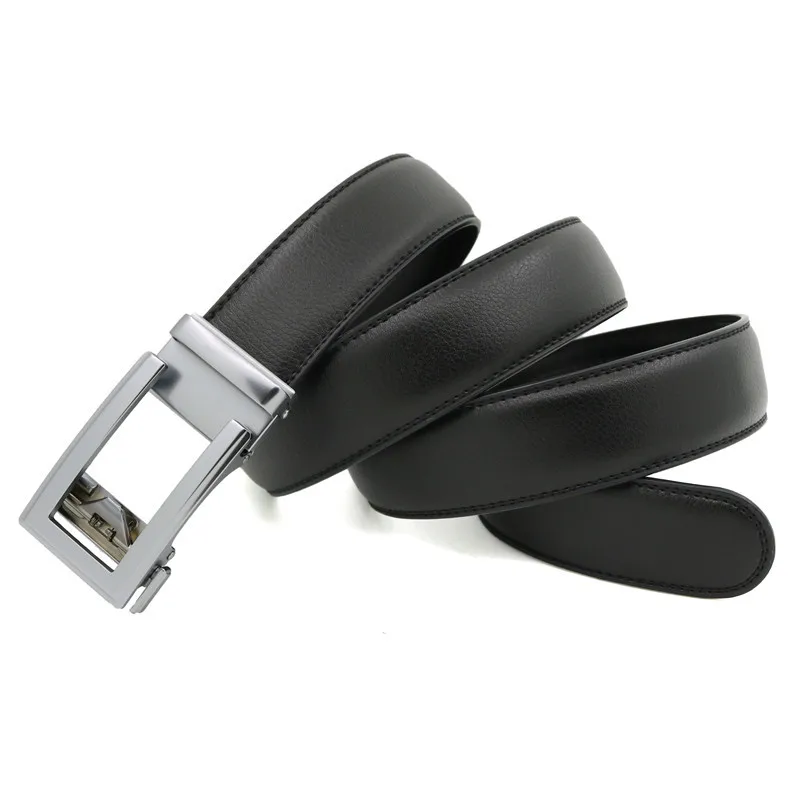 Мужской ремень из 100% натуральной коровьей кожи с автоматической пряжкой |