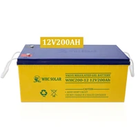 whc3 maintenance free deep cycle ups vrla agm gel rechargeable battery 12v 24v 200ah lead acid batteries energy storage battery