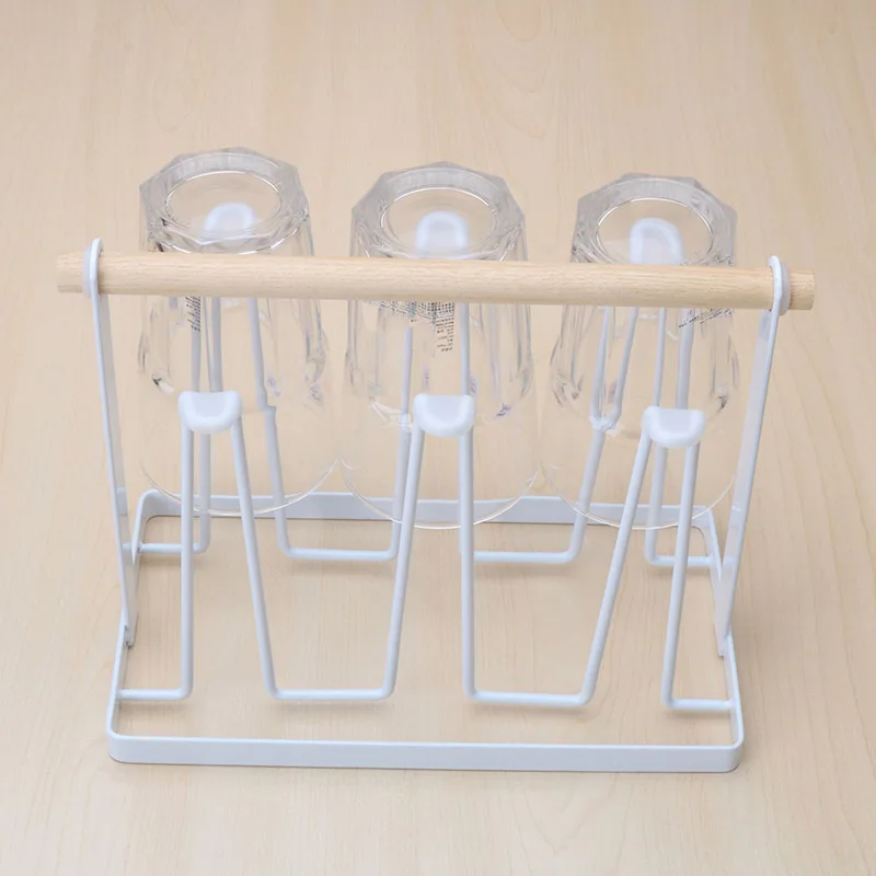 Подставка для сушки чашек нескользящая железная подставка кружек с крючком