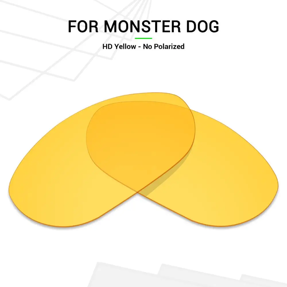 

Сменные линзы SNARK для солнцезащитных очков Oakley Monster Dog HD желтые