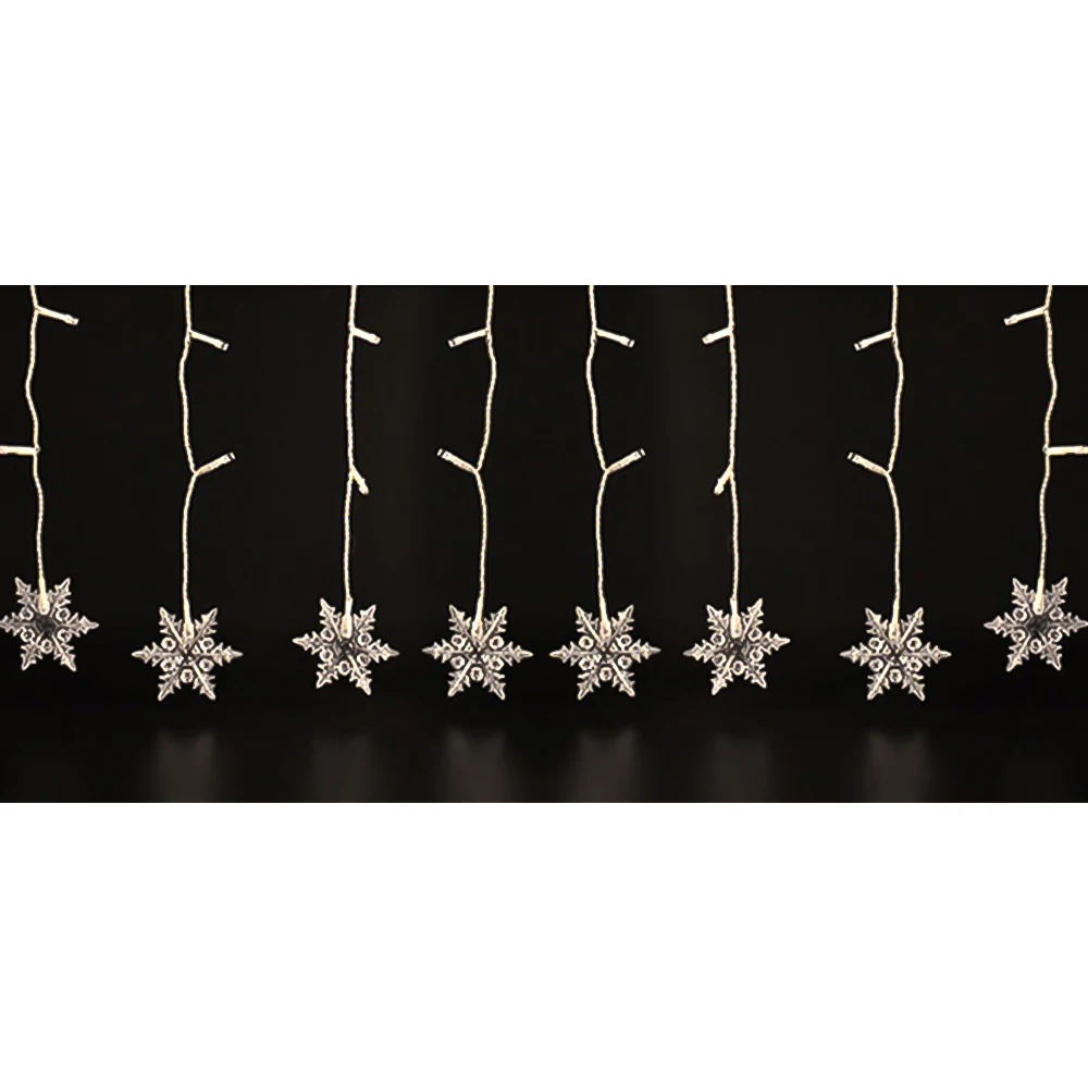 

Led Snowflake Curtain Lamp LED String Lights Waterproof Outdoor Indoor Party Mood Lighting Supplies 220V