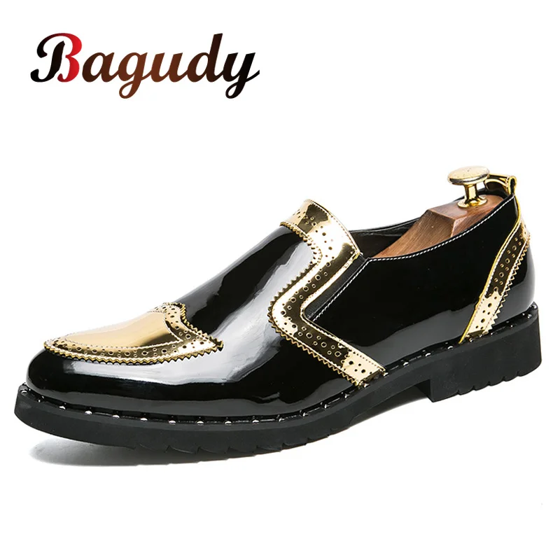 Мужские Кожаные классические туфли оксфорды на плоской подошве деловые модные