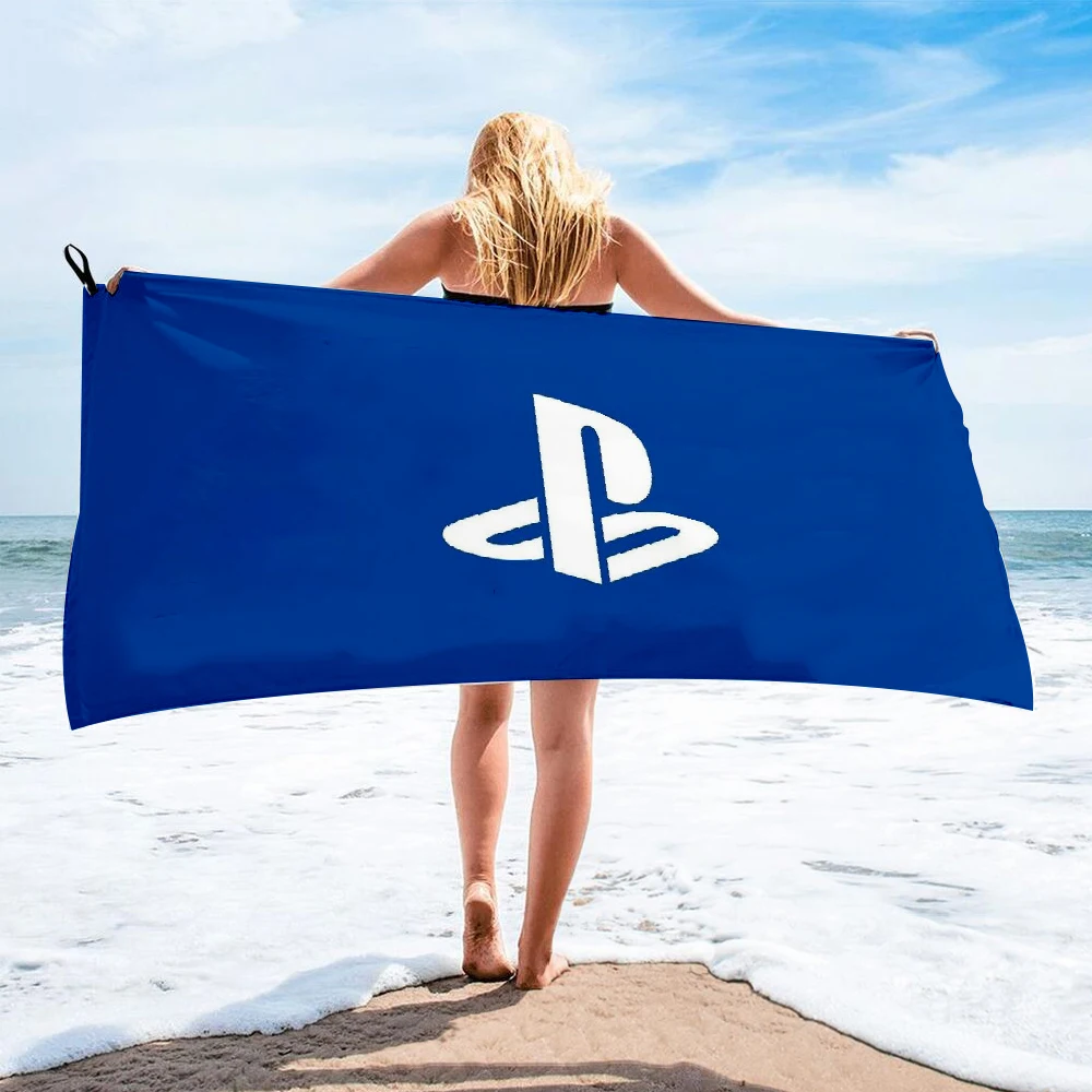 Банное полотенце PlayStation Games пляжное женская шелковая длинная юбка с принтом