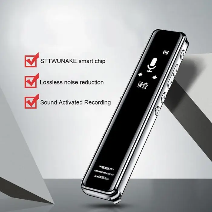 Шумоподавление Диктофон большой емкости не поддерживается MP3-плеер oled-экран литиевая батарея 2880 минут