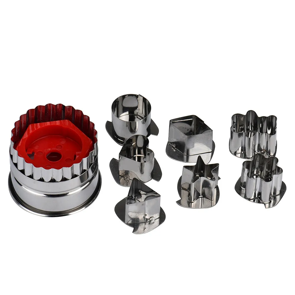 Набор из 8 форм для выпечки и вырезания кулинарных изделий "Mix Shaped Biscuit Sugar Craft DIY Foondant Cake Cutter Tools Stainless Steel Egg on".