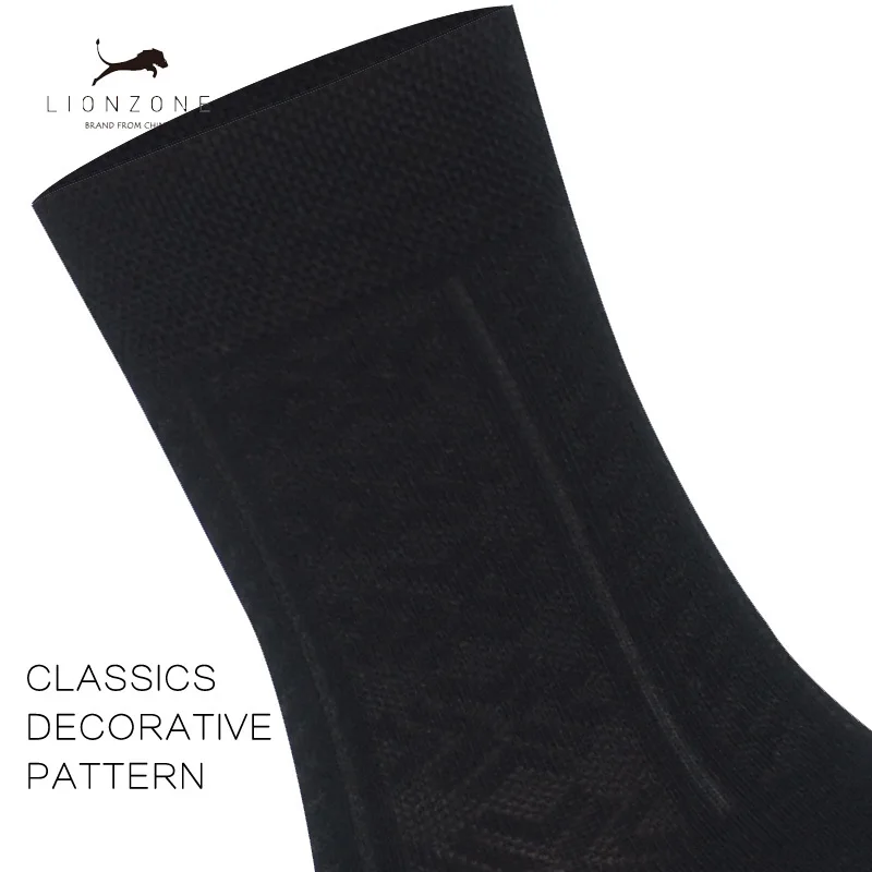 Lionzone 8 пар/лот Брендовые мужские носки для джентльменов с классическим