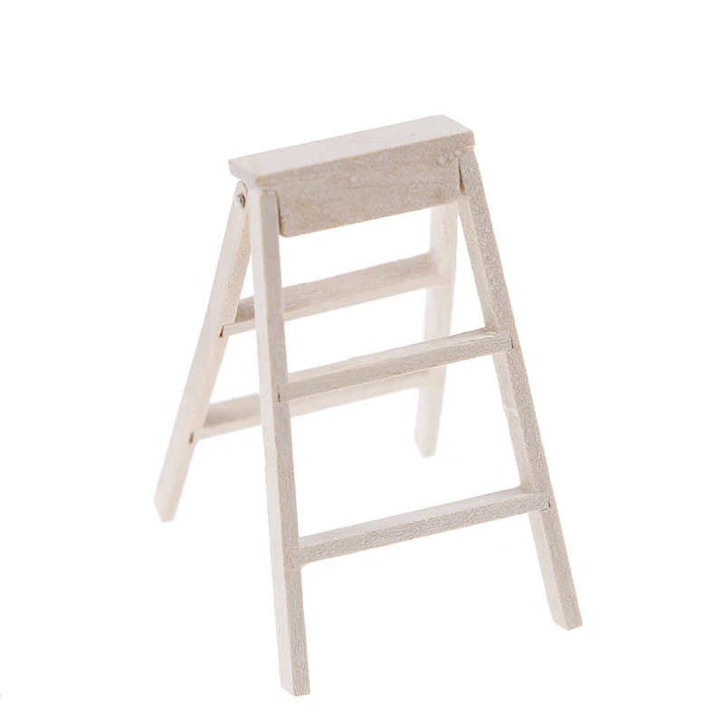 

New 1:12 Dollhouse Miniature Furniture Wooden Ladder
