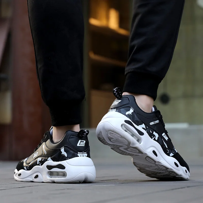 Модные мужские кроссовки для бега Мужская повседневная обувь Легкая на