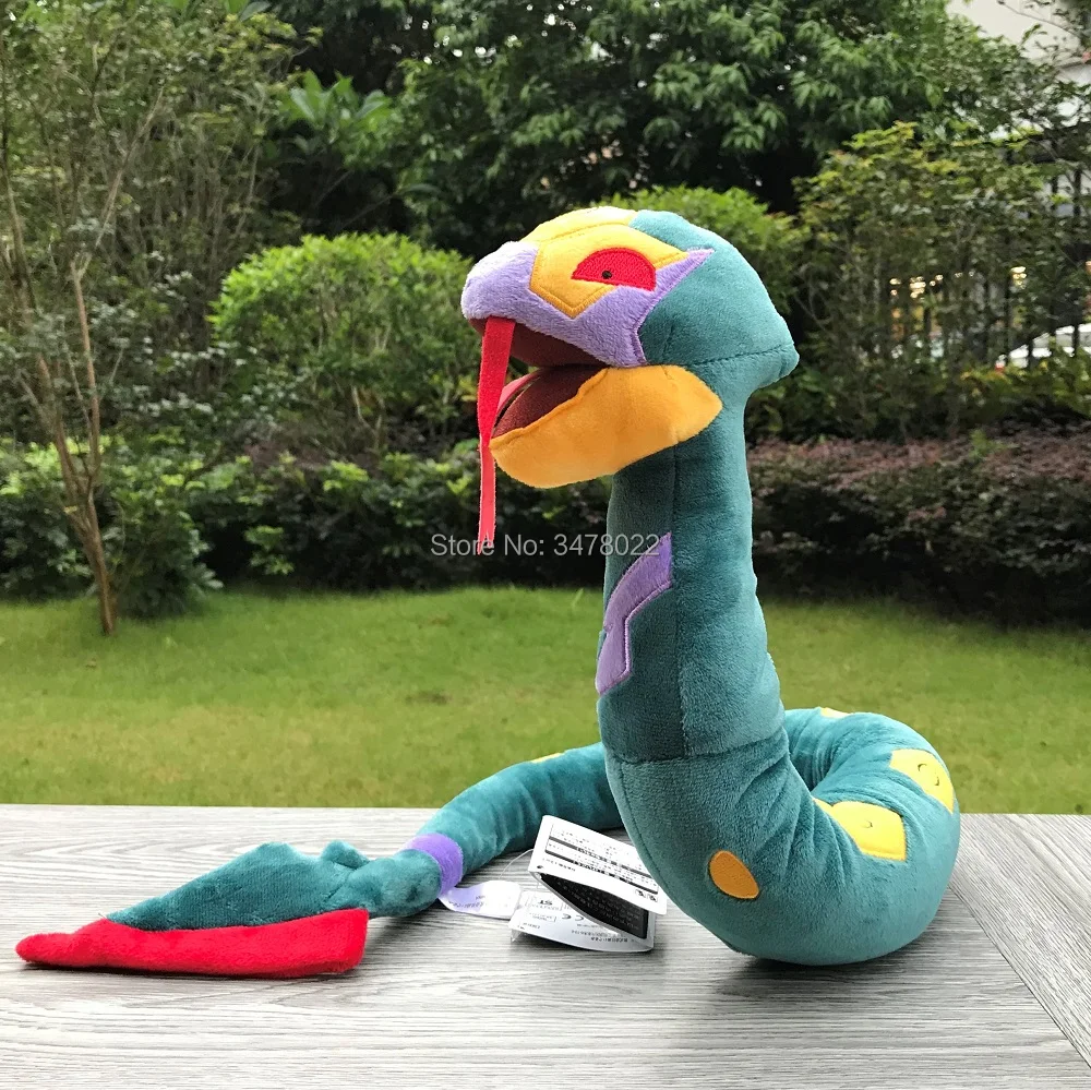 Фото 33 дюйма Pokemon Seviper плюшевая игрушка Хабу змея мультяшная мягкая кукла в подарок №1