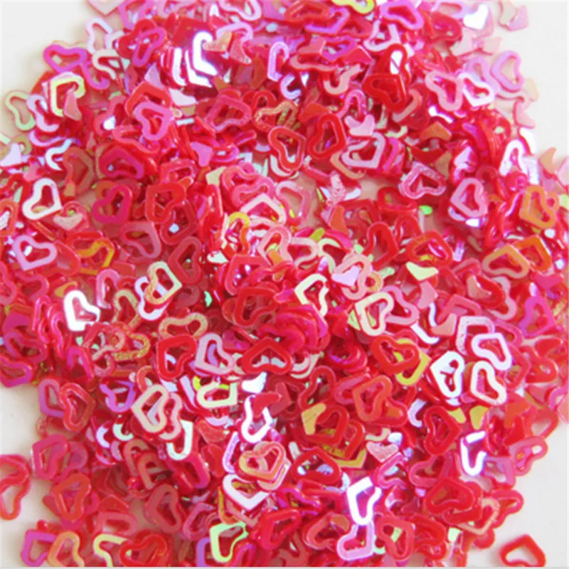 

10g lovin heart and star Sequins wedding Sewing Accessories Clothing DIY handwork Paillette scrapbooking shakes Nail Lentejuelas