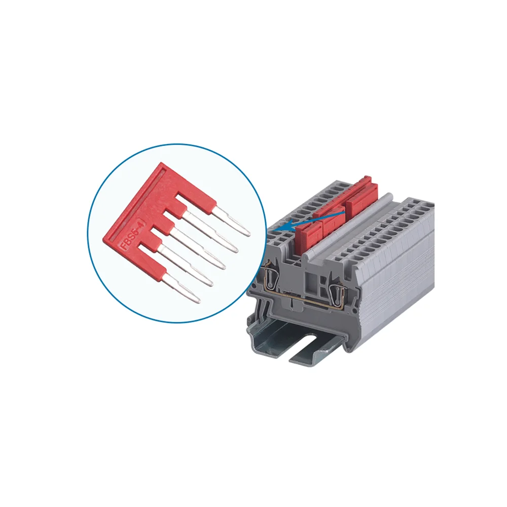 FBS 5-4 пружинная Клемма центральный соединитель Intercell блок Din-рейки вставка ST PT