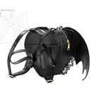 Новейшая школьная сумка в стиле панк для девочек, рюкзак с крыльями ангела для девочек, с принтом в виде милого дьявола, Женский ранец