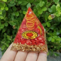 energy orgone pyramid protection healing meditation orgonite helping soothe the soul chakra resin decorative craft jewelry cube