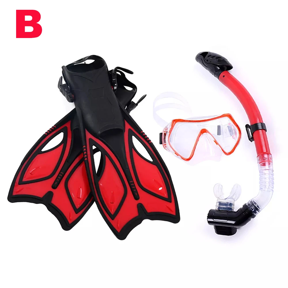 Профессиональный набор для подводного плавания маска дайвинга + плавники ласты