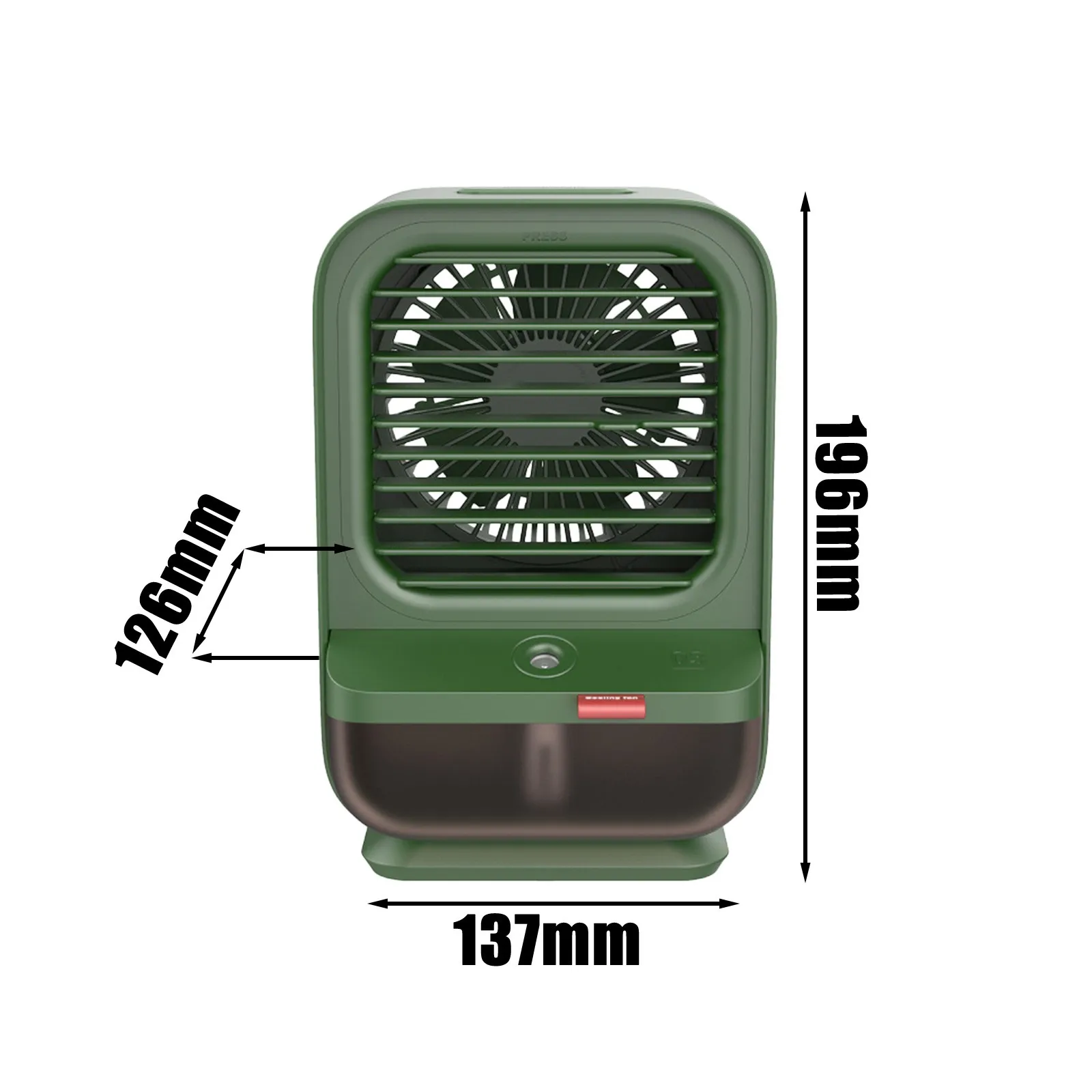 

Portable Air Conditioner Fan Spray humidification 3 in 1 Air Cooler Humidifier Purifier 4000mAh Rechargeable Battery Fan J30