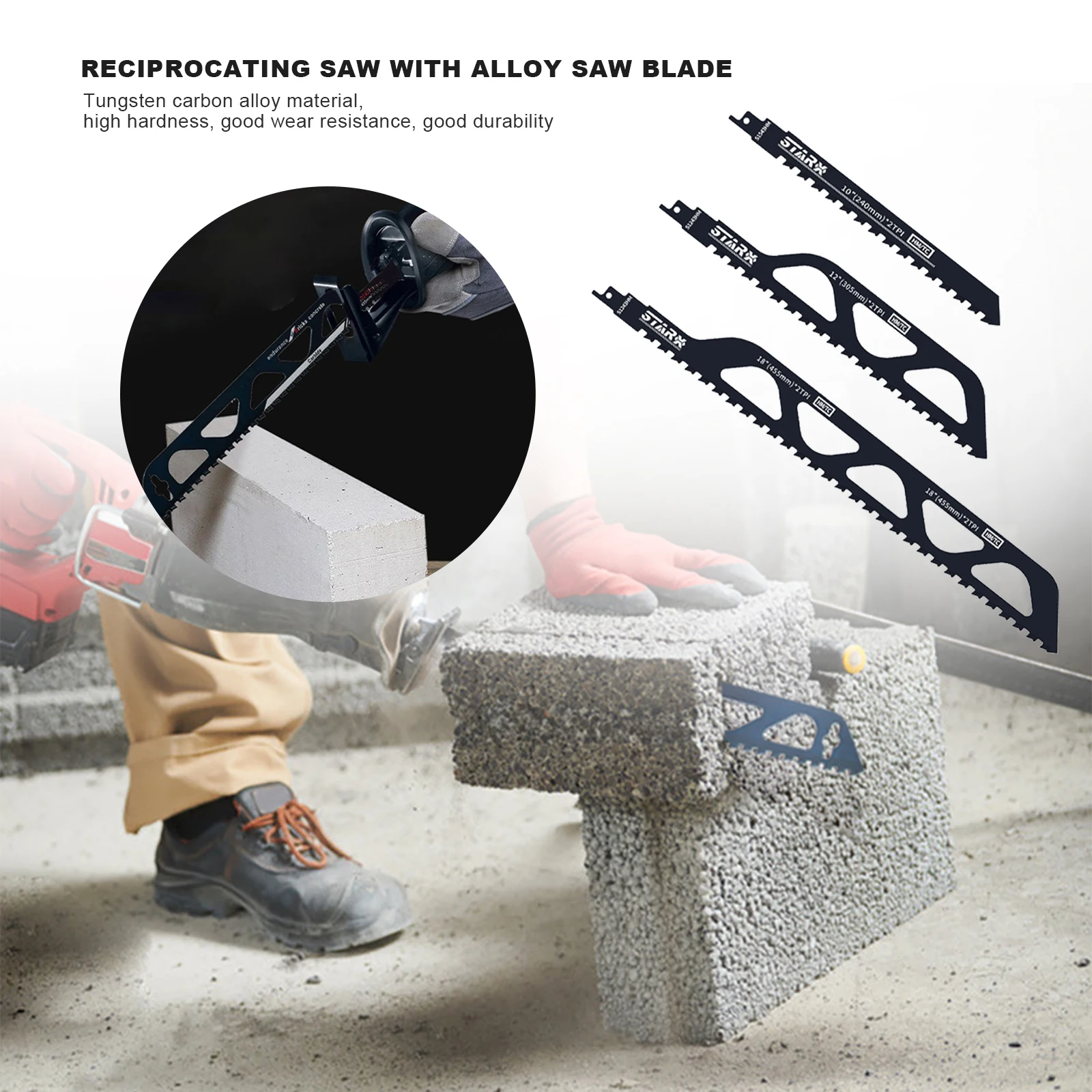 

Hot Hard Alloy Reciprocating Saw Blades Handsaw Multi Saw Blade For Cutting Wood Metal PVC Tube Hand Saw Power Tool Accessories