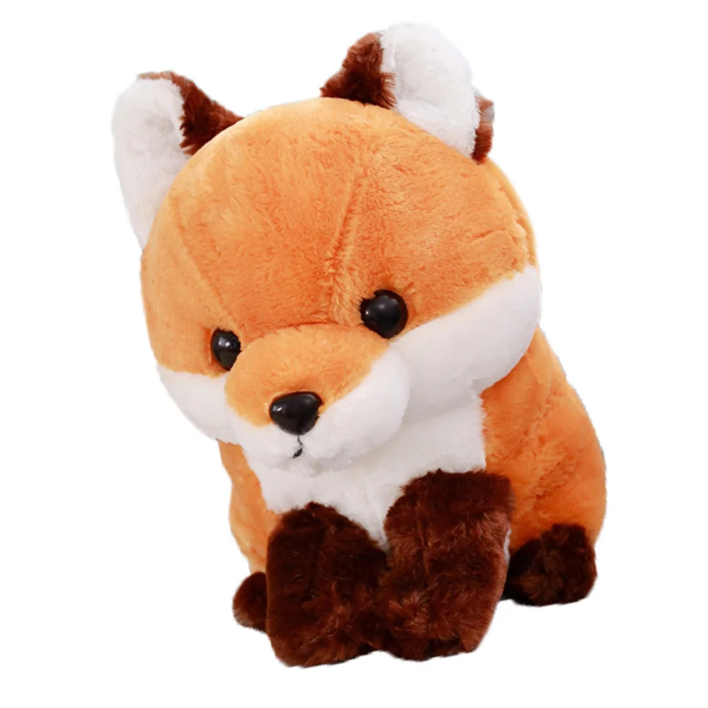 

1pc Adorable Fox Doll Plush Doll Stuffed Cotton Animals for Kids