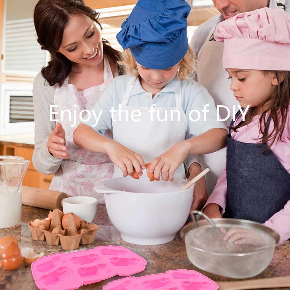 

6 Truck Sports Car Shape Silicone Cake Baking Mold Cake Pan Muffin Cups Handmade Soap Molds Biscuit Chocolate Ice Cube DIY Mold