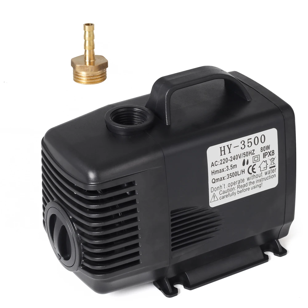 

80w 3.5m Water Pump Engraving Machine Tool Cooling for CNC Router 2.2kw Spindle Motor and 1.5kw Spindle Motor