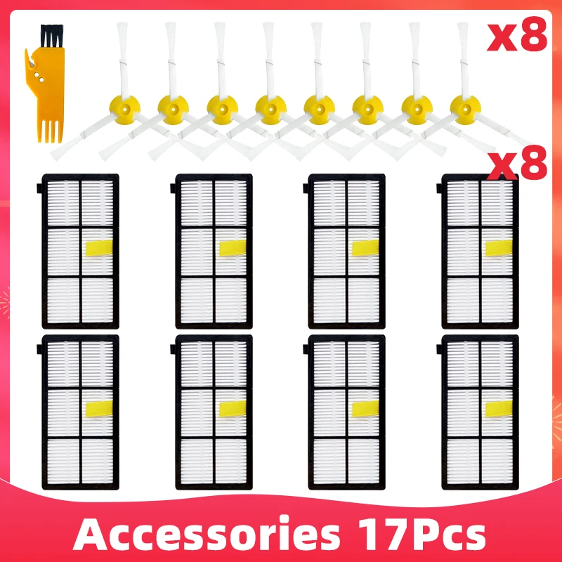 

Подходит для ( iRobot Romba 800, 860, 865, 866, 870, 871, 880, 885, 886, 890, 898, 900, 966, 980, 990 ) Щетка, фильтр, аксессуар.
