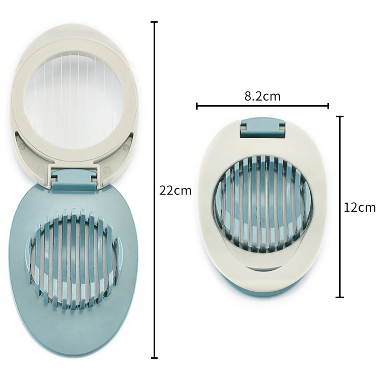 

Baking Egg Cutter Egg Slicer Kitchen Tool Eggs Cutting Gadgets Egg Splitter Artifact Cooking Tools with Stainless Steel Wire