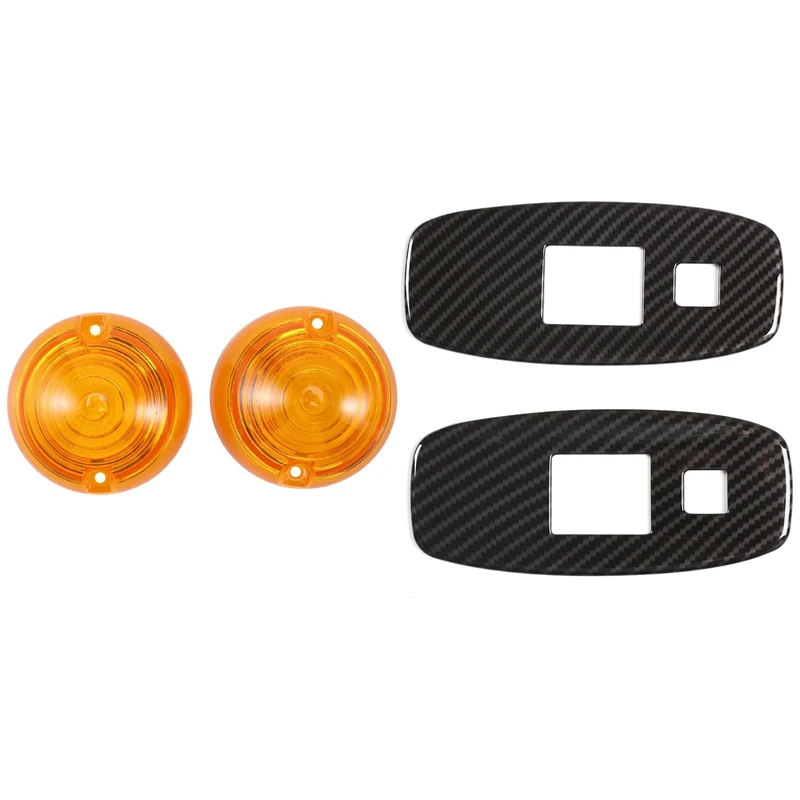 

2x Seat Back USB Port Panel Cover Frame Trim for Land Rover Defender 110 2020 & 2x Indicator Lenses 589285 Lampshades