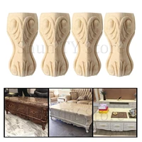 24pcs solid wood furniture leg feet replacement support for teatable cabinet tv stands sofa couch chair coffee table legs wood