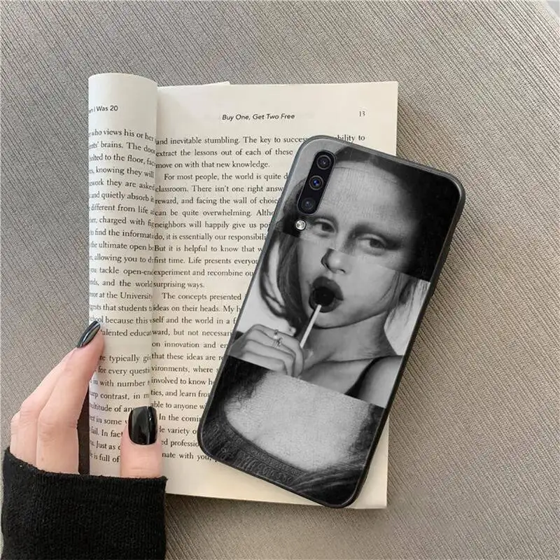 

Art David Medusa statue funny Phone Case For Samsung A51 A32 A52 A71 A50 A12 A21S S10 S20 S21 Plus Fe Ultra
