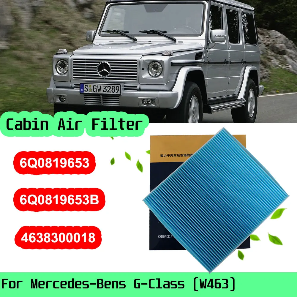 

Car Accessories Carbon Cabin Air Conditioning Filter for Mercedes-Bens G-Class W463 PM2.5 Anti-Smog Efficient Compound 6Q0819653