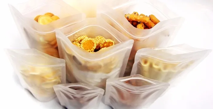 Матовая поверхность четкие Пластик замка застежка молнии Праздничная упаковка