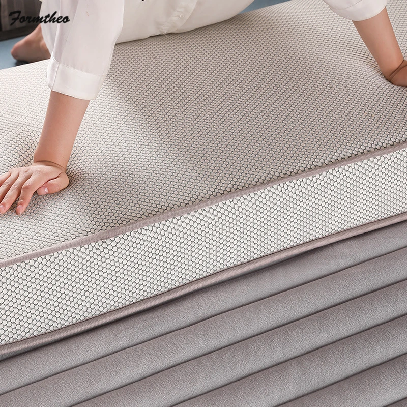 VESCOVO зимний теплый матрас из пены двойной стежок татами Топпер 90*200 135*190 см - купить