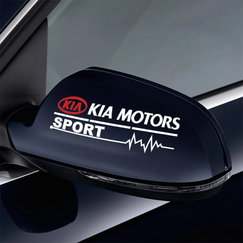 Наклейка на передний бампер для KIA K2 K3 K4 K5 Sorento Sportage R Rio Soul 2 шт. автомобильная